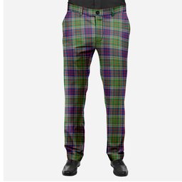 ScotsTee Shop Scottish Bowie Modern Men's Tartan Trousers Plaid Trews - Regular Fit