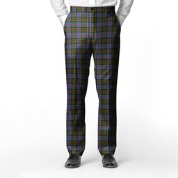 ScotsTee Shop Scottish Bowie Men's Tartan Trousers Plaid Trews - Regular Fit