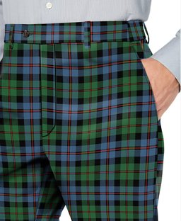ScotsTee Shop Scottish Black Watch Coarse Kilt Ancient Men's Tartan Trousers Plaid Trews - Regular Fit