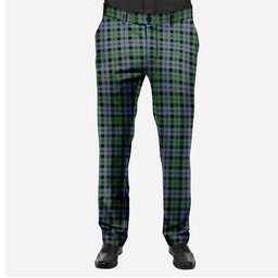 ScotsTee Shop Scottish Black Watch Coarse Kilt Ancient Men's Tartan Trousers Plaid Trews - Regular Fit