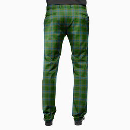ScotsTee Shop Scottish Balfour Hunting Men's Tartan Trousers Plaid Trews - Regular Fit