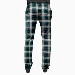 ScotsTee Shop Scottish Black Watch Dress Modern Men's Tartan Trousers Plaid Trews - Regular Fit