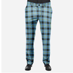 ScotsTee Shop Scottish Bell of the Borders Modern Men's Tartan Trousers Plaid Trews - Regular Fit
