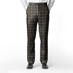 ScotsTee Shop Scottish BlackWatch Weathered Men's Tartan Trousers Plaid Trews - Regular Fit