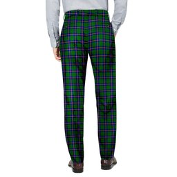 ScotsTee Shop Scottish Carmichael Modern Men's Tartan Trousers Plaid Trews - Regular Fit