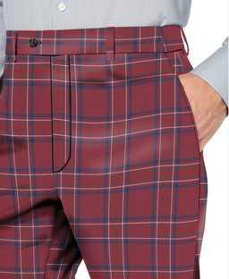 ScotsTee Shop Scottish Burnett Hunting Modern Men's Tartan Trousers Plaid Trews - Regular Fit