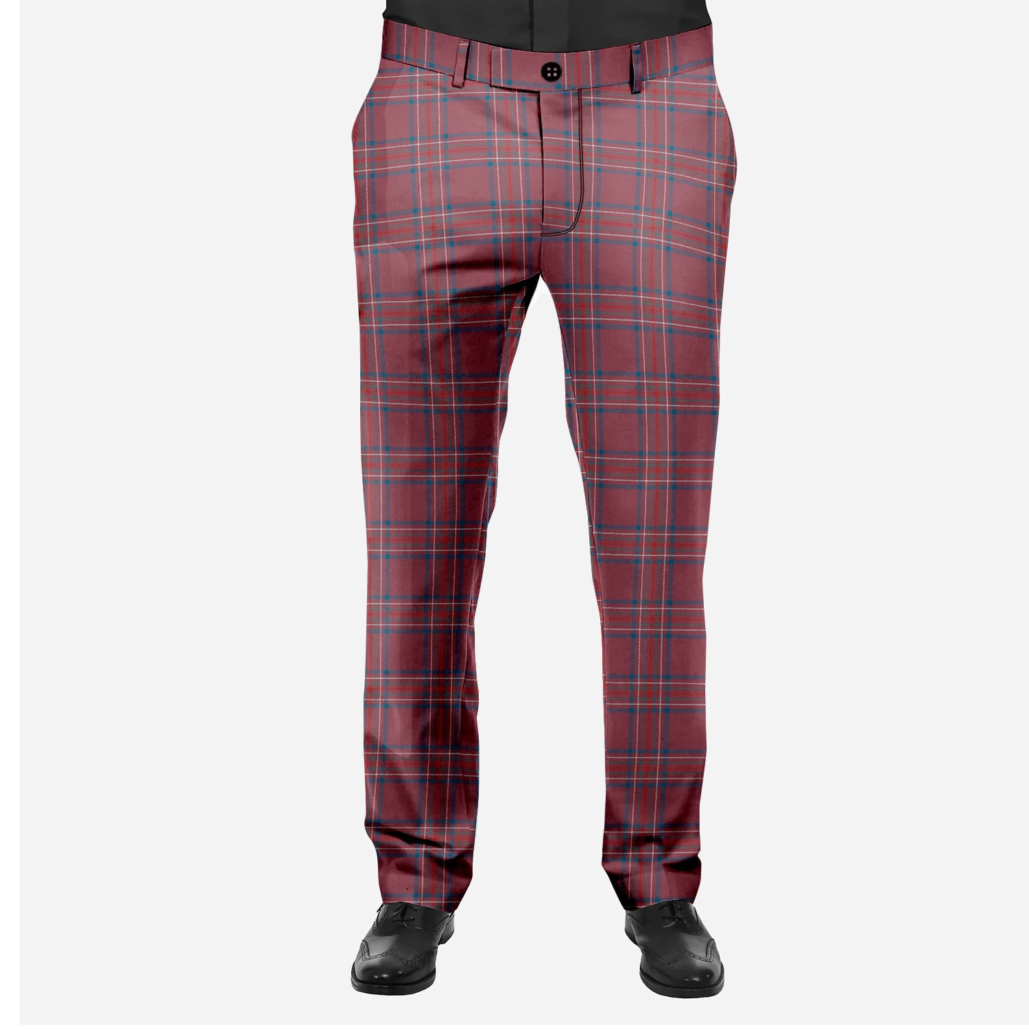ScotsTee Shop Scottish Burnett Hunting Modern Men's Tartan Trousers Plaid Trews - Regular Fit