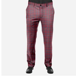 ScotsTee Shop Scottish Burnett Hunting Modern Men's Tartan Trousers Plaid Trews - Regular Fit