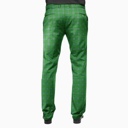 ScotsTee Shop Scottish Currie Men's Tartan Trousers Plaid Trews - Regular Fit