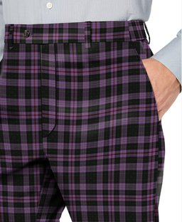 ScotsTee Shop Scottish Chapman Men's Tartan Trousers Plaid Trews - Regular Fit