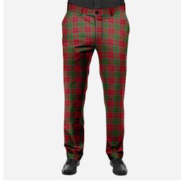 ScotsTee Shop Scottish Drummond Men's Tartan Trousers Plaid Trews - Regular Fit