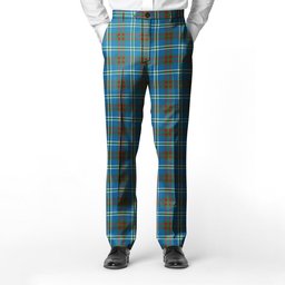 ScotsTee Shop Scottish Cathcart Ancient Men's Tartan Trousers Plaid Trews - Regular Fit