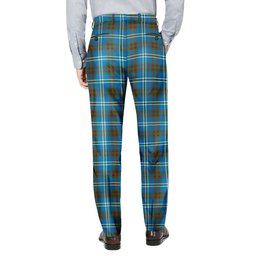 ScotsTee Shop Scottish Cathcart Ancient Men's Tartan Trousers Plaid Trews - Regular Fit