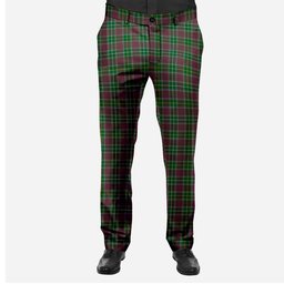 ScotsTee Shop Scottish Crosby Men's Tartan Trousers Plaid Trews - Regular Fit