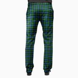 ScotsTee Shop Scottish Campbell of Argyll Ancient Men's Tartan Trousers Plaid Trews - Regular Fit
