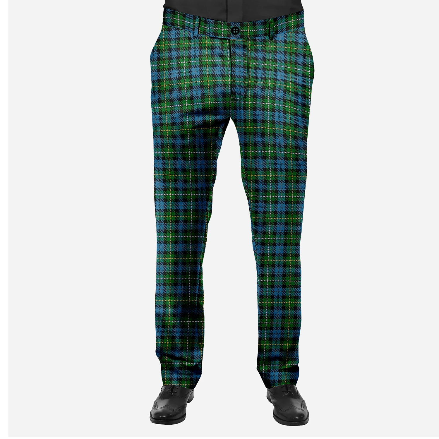 ScotsTee Shop Scottish Campbell of Argyll Ancient Men's Tartan Trousers Plaid Trews - Regular Fit