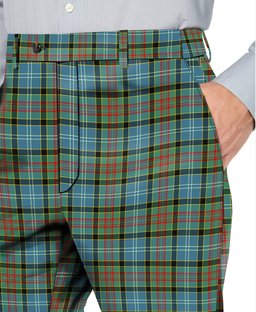 ScotsTee Shop Scottish Cathcart SC Men's Tartan Trousers Plaid Trews - Regular Fit
