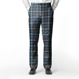 ScotsTee Shop Scottish Cathcart Modern Men's Tartan Trousers Plaid Trews - Regular Fit