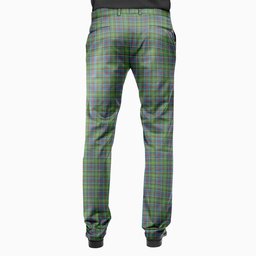 ScotsTee Shop Scottish Colville Men's Tartan Trousers Plaid Trews - Regular Fit