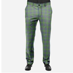 ScotsTee Shop Scottish Colville Men's Tartan Trousers Plaid Trews - Regular Fit
