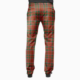 ScotsTee Shop Scottish Dalziel Ancient Men's Tartan Trousers Plaid Trews - Regular Fit