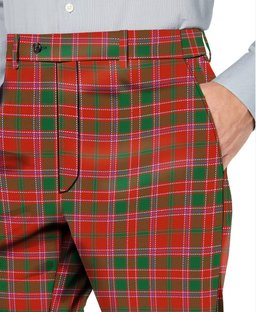 ScotsTee Shop Scottish Dalziel Ancient Men's Tartan Trousers Plaid Trews - Regular Fit