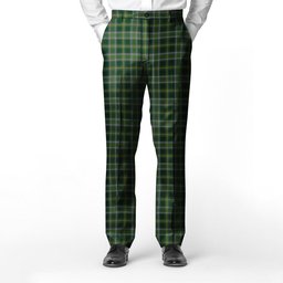 ScotsTee Shop Scottish Connell Hunting Men's Tartan Trousers Plaid Trews - Regular Fit