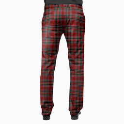ScotsTee Shop Scottish Donald of Lochmaddy Men's Tartan Trousers Plaid Trews - Regular Fit