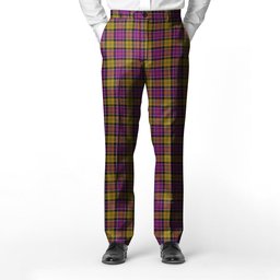 ScotsTee Shop Scottish Culloden Men's Tartan Trousers Plaid Trews - Regular Fit