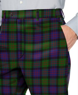 ScotsTee Shop Scottish Donald Men's Tartan Trousers Plaid Trews - Regular Fit
