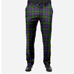 ScotsTee Shop Scottish Donald Men's Tartan Trousers Plaid Trews - Regular Fit