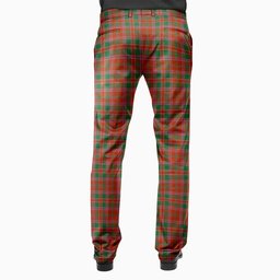 ScotsTee Shop Scottish Dalzell Ancient Men's Tartan Trousers Plaid Trews - Regular Fit