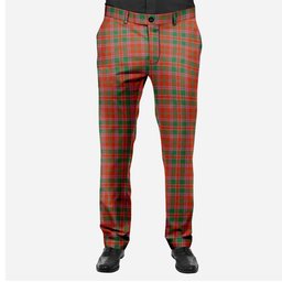 ScotsTee Shop Scottish Dalzell Ancient Men's Tartan Trousers Plaid Trews - Regular Fit