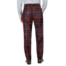 ScotsTee Shop Scottish Crosser Men's Tartan Trousers Plaid Trews - Regular Fit