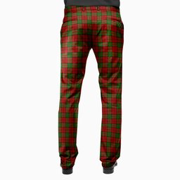 ScotsTee Shop Scottish Dunbar Men's Tartan Trousers Plaid Trews - Regular Fit