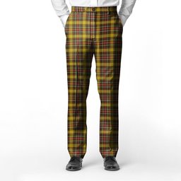 ScotsTee Shop Scottish Cree Men's Tartan Trousers Plaid Trews - Regular Fit