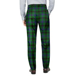 ScotsTee Shop Scottish Davidson Men's Tartan Trousers Plaid Trews - Regular Fit