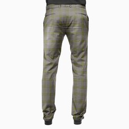 ScotsTee Shop Scottish Burns Check Men's Tartan Trousers Plaid Trews - Regular Fit