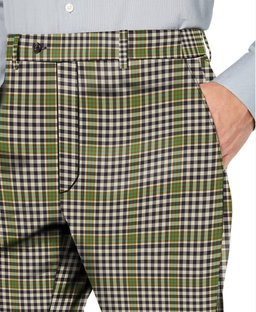 ScotsTee Shop Scottish Burns Check Men's Tartan Trousers Plaid Trews - Regular Fit