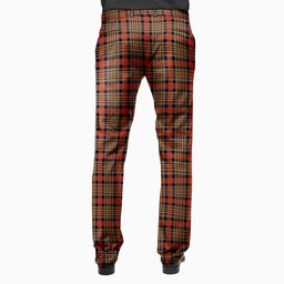 ScotsTee Shop Scottish Colville Ancient Men's Tartan Trousers Plaid Trews - Regular Fit