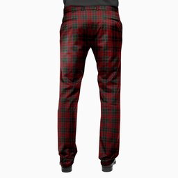 ScotsTee Shop Scottish Donald of Glencoe Men's Tartan Trousers Plaid Trews - Regular Fit