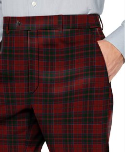 ScotsTee Shop Scottish Donald of Glencoe Men's Tartan Trousers Plaid Trews - Regular Fit