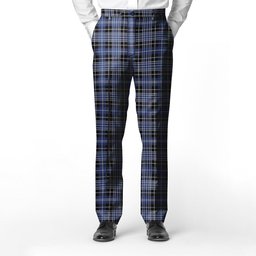 ScotsTee Shop Scottish Clark Men's Tartan Trousers Plaid Trews - Regular Fit