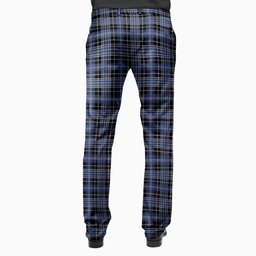 ScotsTee Shop Scottish Clark Men's Tartan Trousers Plaid Trews - Regular Fit