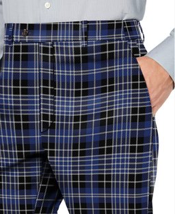 ScotsTee Shop Scottish Clark Men's Tartan Trousers Plaid Trews - Regular Fit