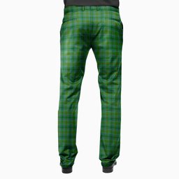 ScotsTee Shop Scottish Cranston Men's Tartan Trousers Plaid Trews - Regular Fit