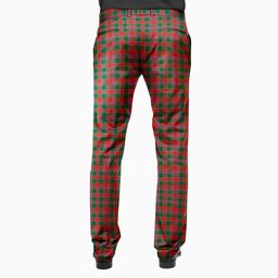 ScotsTee Shop Scottish Dalzell SC Men's Tartan Trousers Plaid Trews - Regular Fit