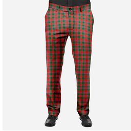 ScotsTee Shop Scottish Dalzell SC Men's Tartan Trousers Plaid Trews - Regular Fit