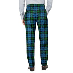 ScotsTee Shop Scottish Campbell of Glenlyon Men's Tartan Trousers Plaid Trews - Regular Fit