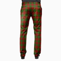 ScotsTee Shop Scottish Burnett Men's Tartan Trousers Plaid Trews - Regular Fit